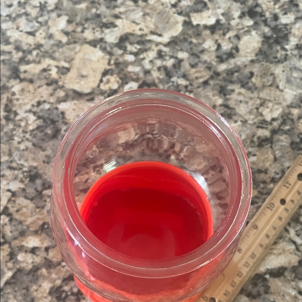Red Glass Candy Dispenser - Picture 6 of 6